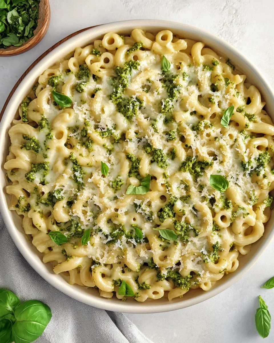Easy Pesto Havarti Macaroni recipe photo