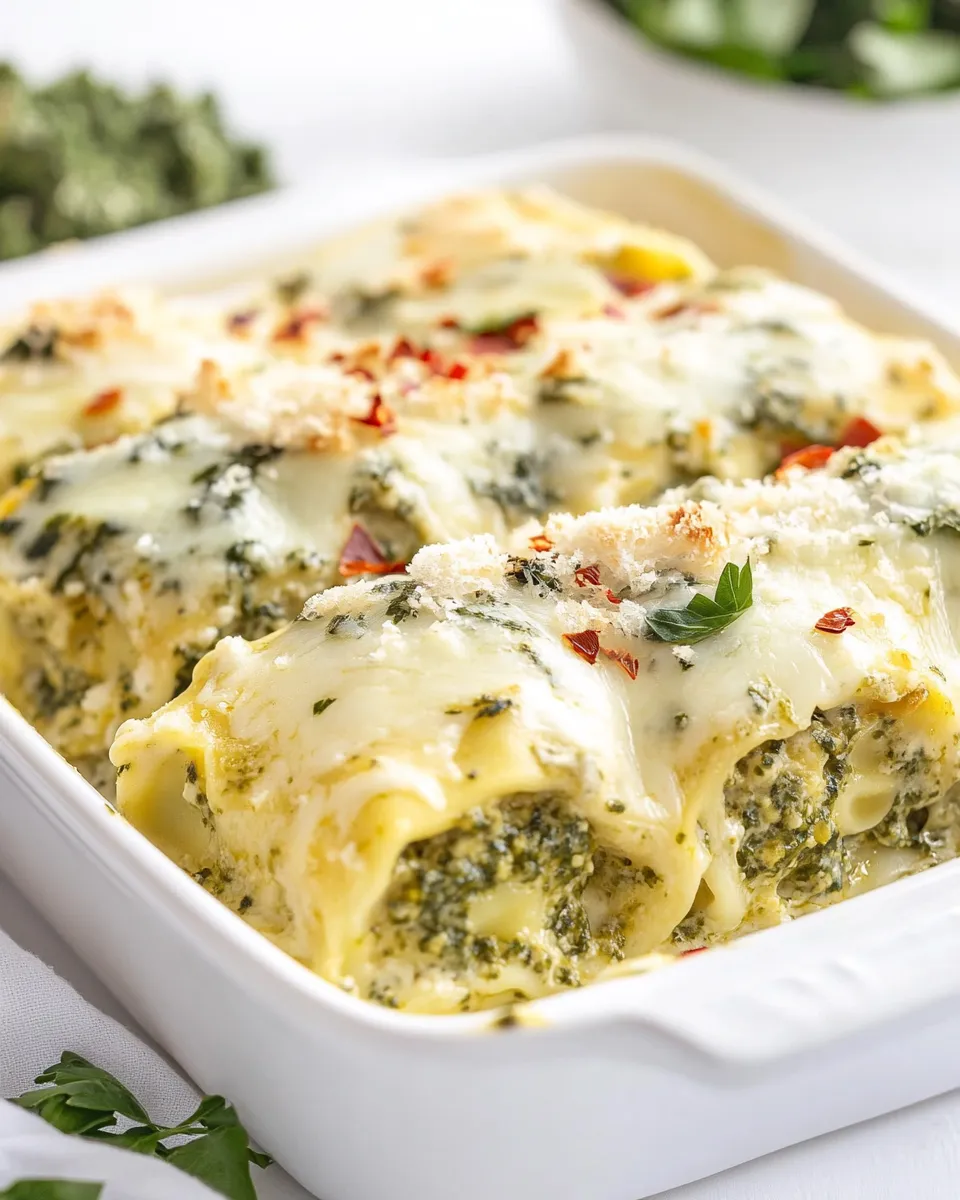 Easy Pesto Lasagna Rolls photo