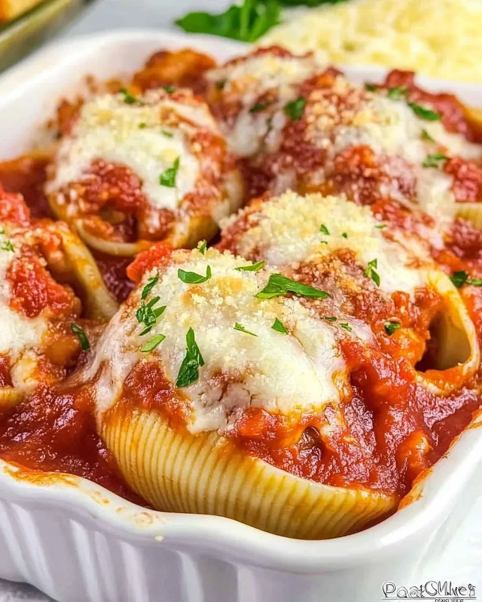 Easy Pesto Stuffed Shells recipe photo