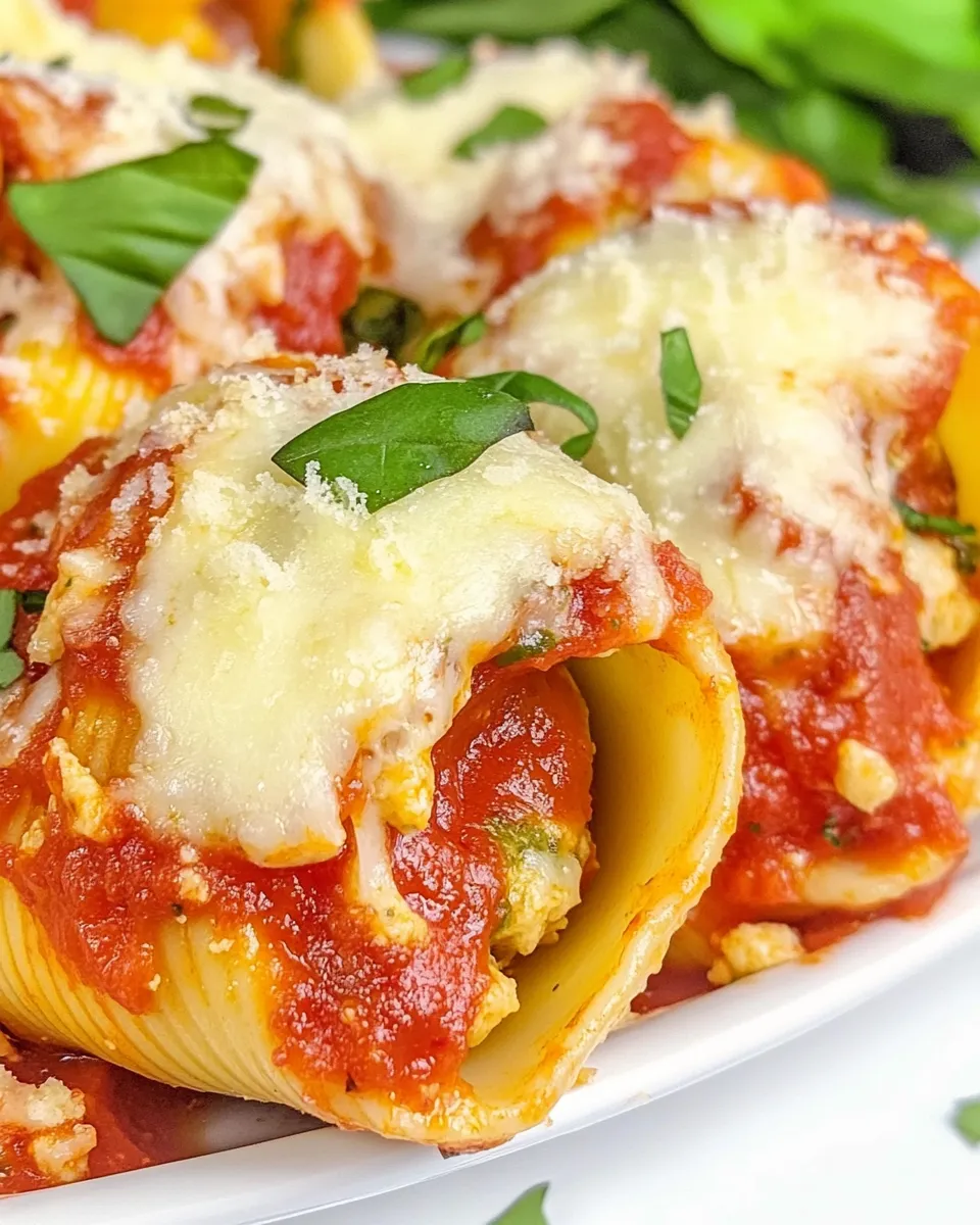 Delicious Pesto Stuffed Shells shot