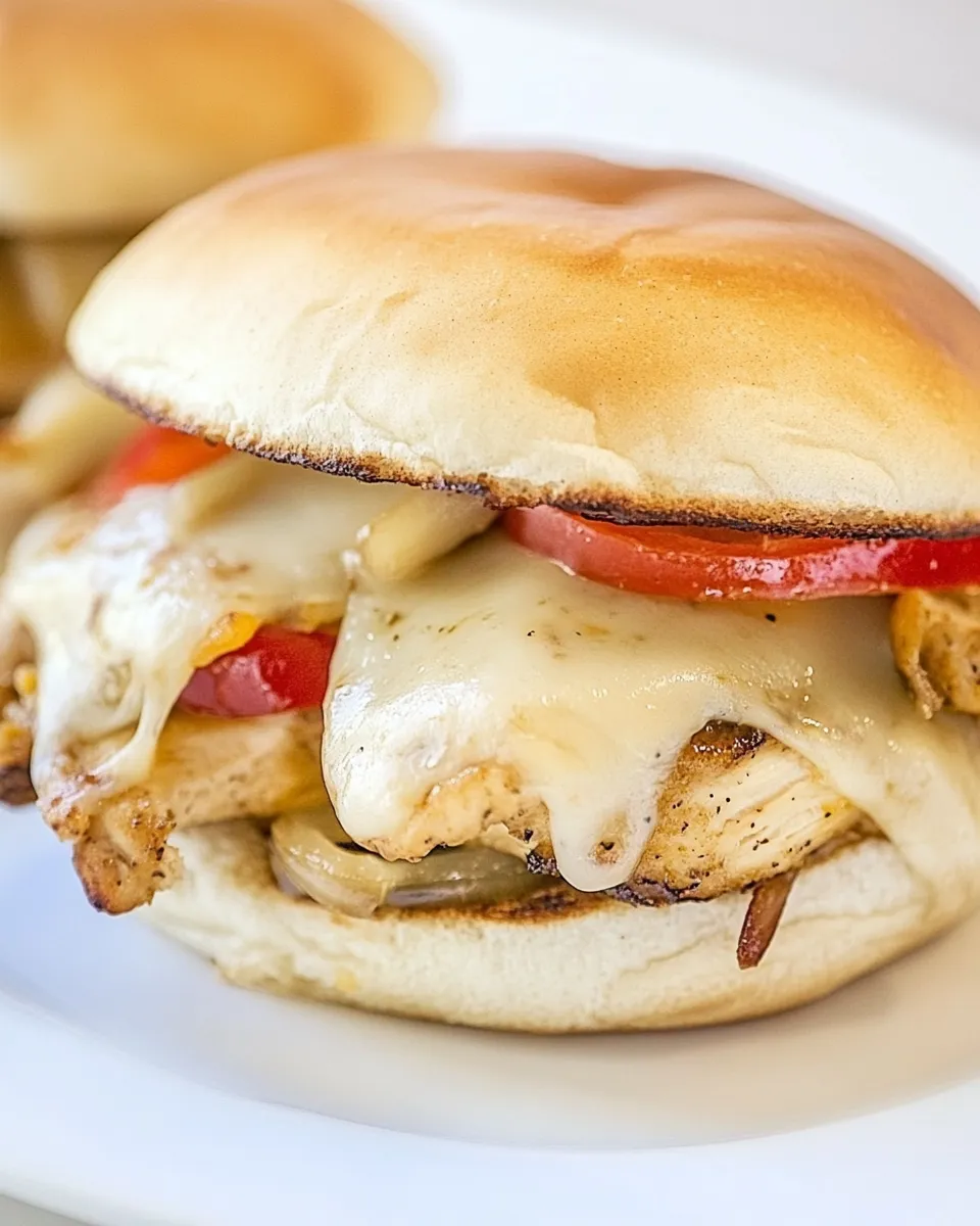 Homemade Philly Cheese & Chicken Sandwich photo