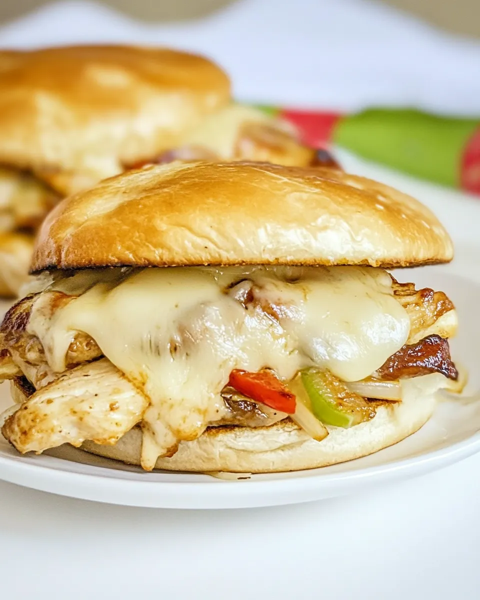 Classic Philly Cheese & Chicken Sandwich image