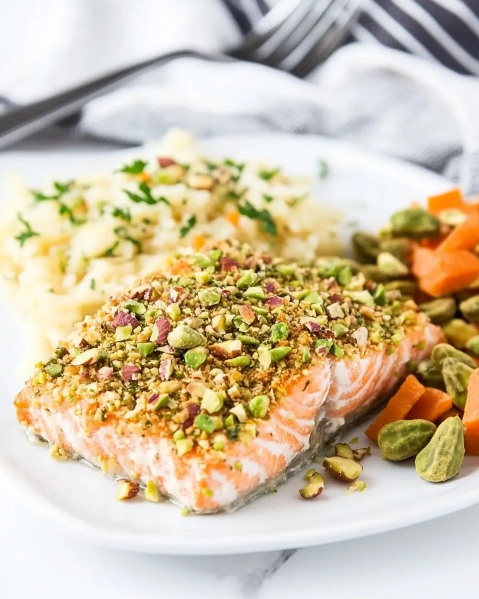 Classic Pistachio Crusted Salmon image