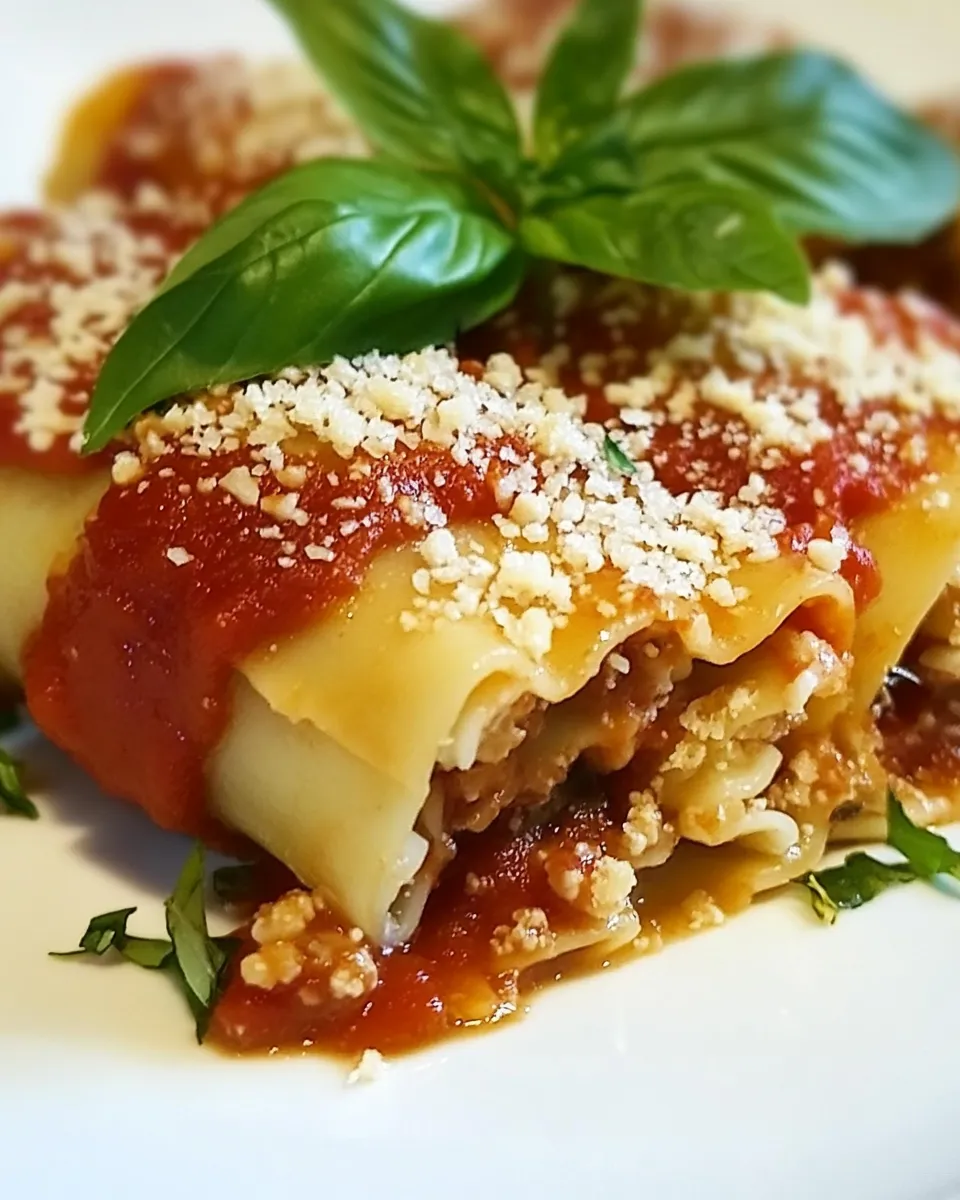 Homemade Pizza Lasagna Rolls photo