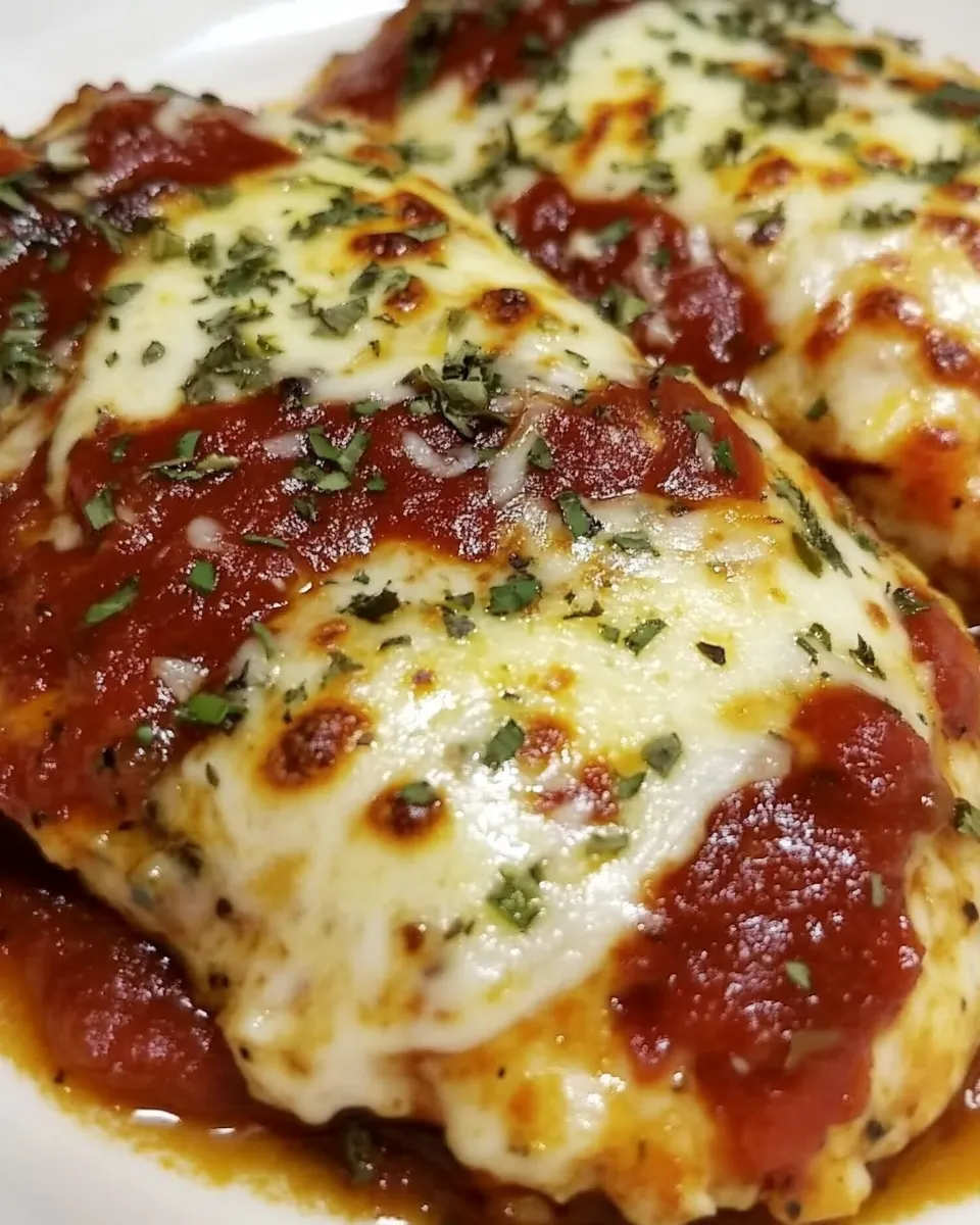 Delicious Pizza Smothered Chicken food shot