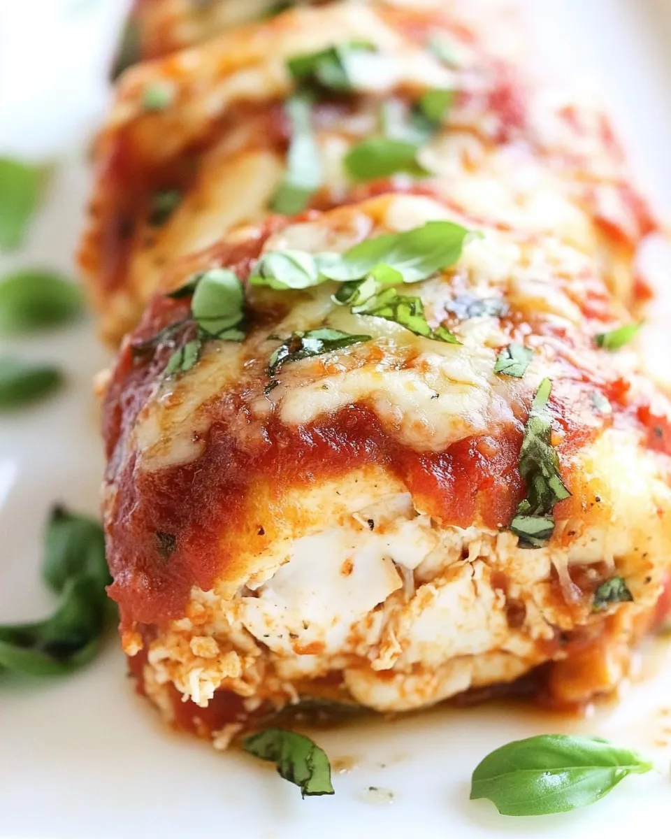 Classic Pizza Stuffed Chicken Roll-Ups dish photo
