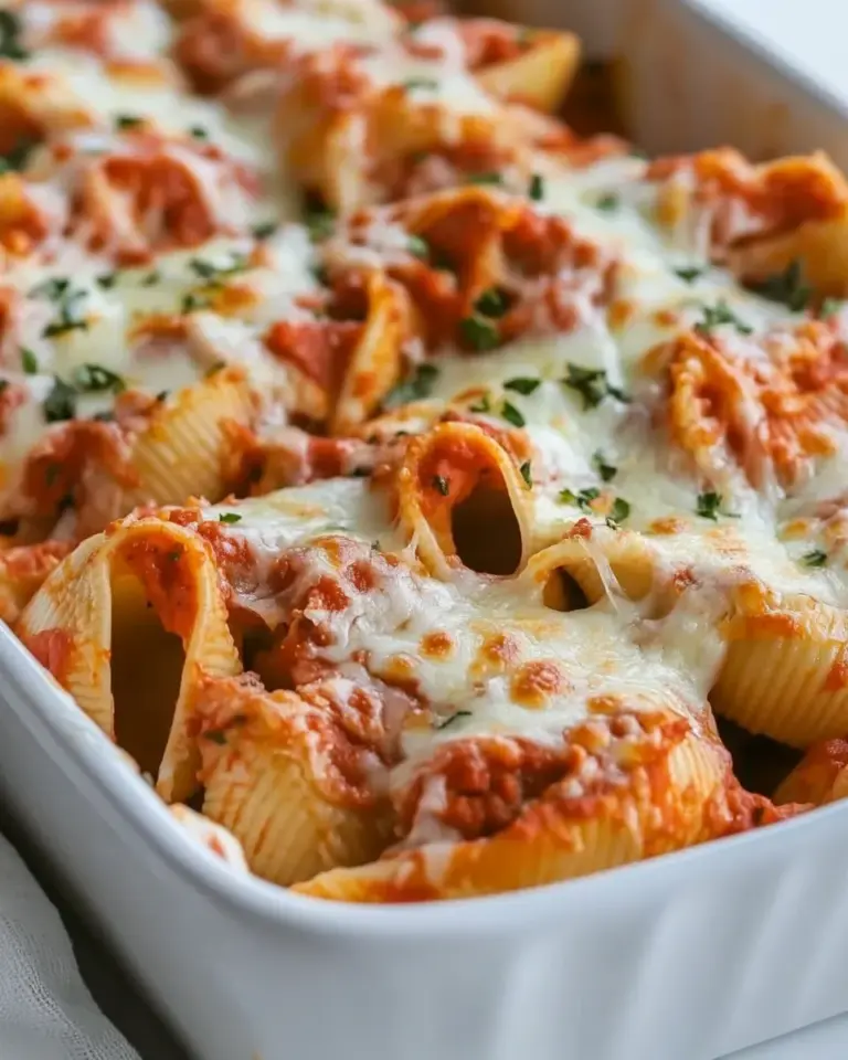 Homemade Pizza Stuffed Shells photo