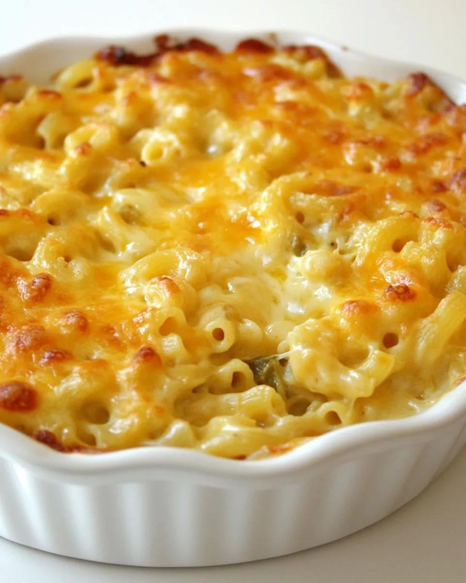 Classic Poblano Macaroni and Cheese image