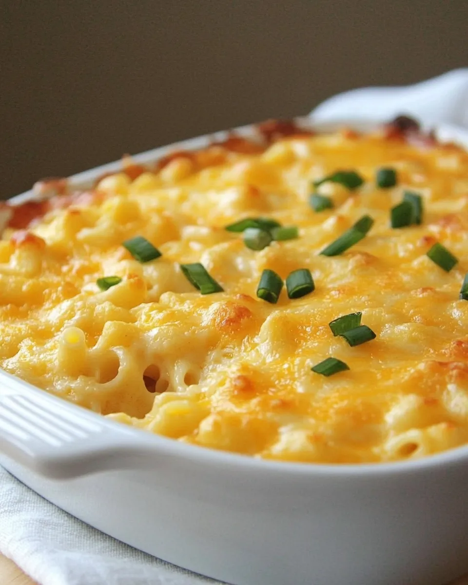 Delicious Poblano Macaroni and Cheese shot
