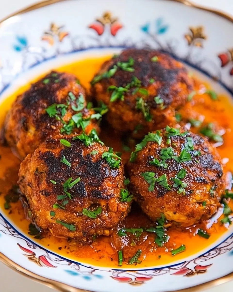 Delicious Polish Chicken Patties shot