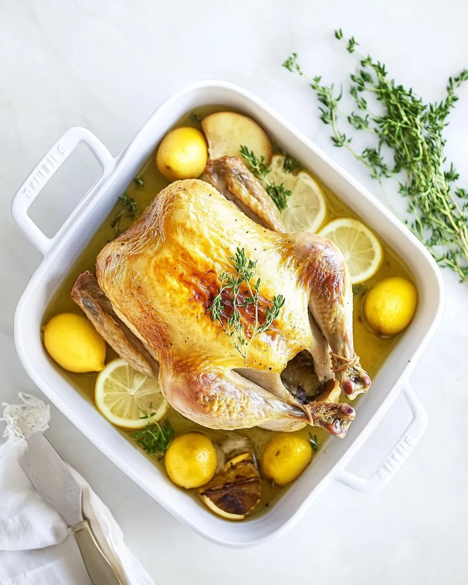 Classic Poulet Rti Recipe (French Roast Chicken) image