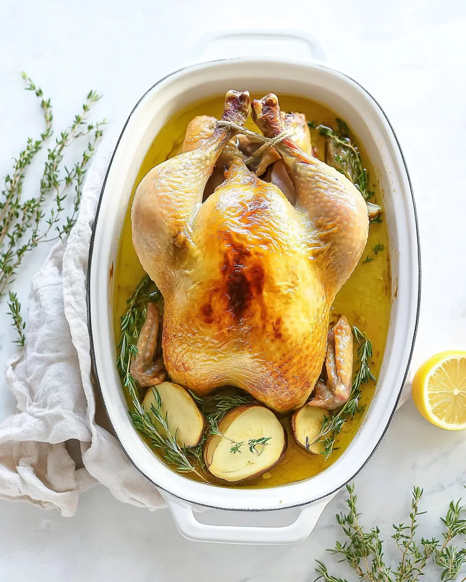 Easy Poulet Rti Recipe (French Roast Chicken) shot