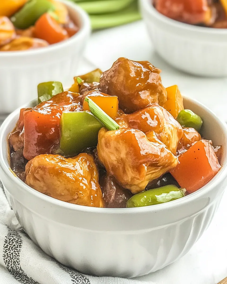 Homemade Pressure Cooker Sweet and Sour Chicken photo