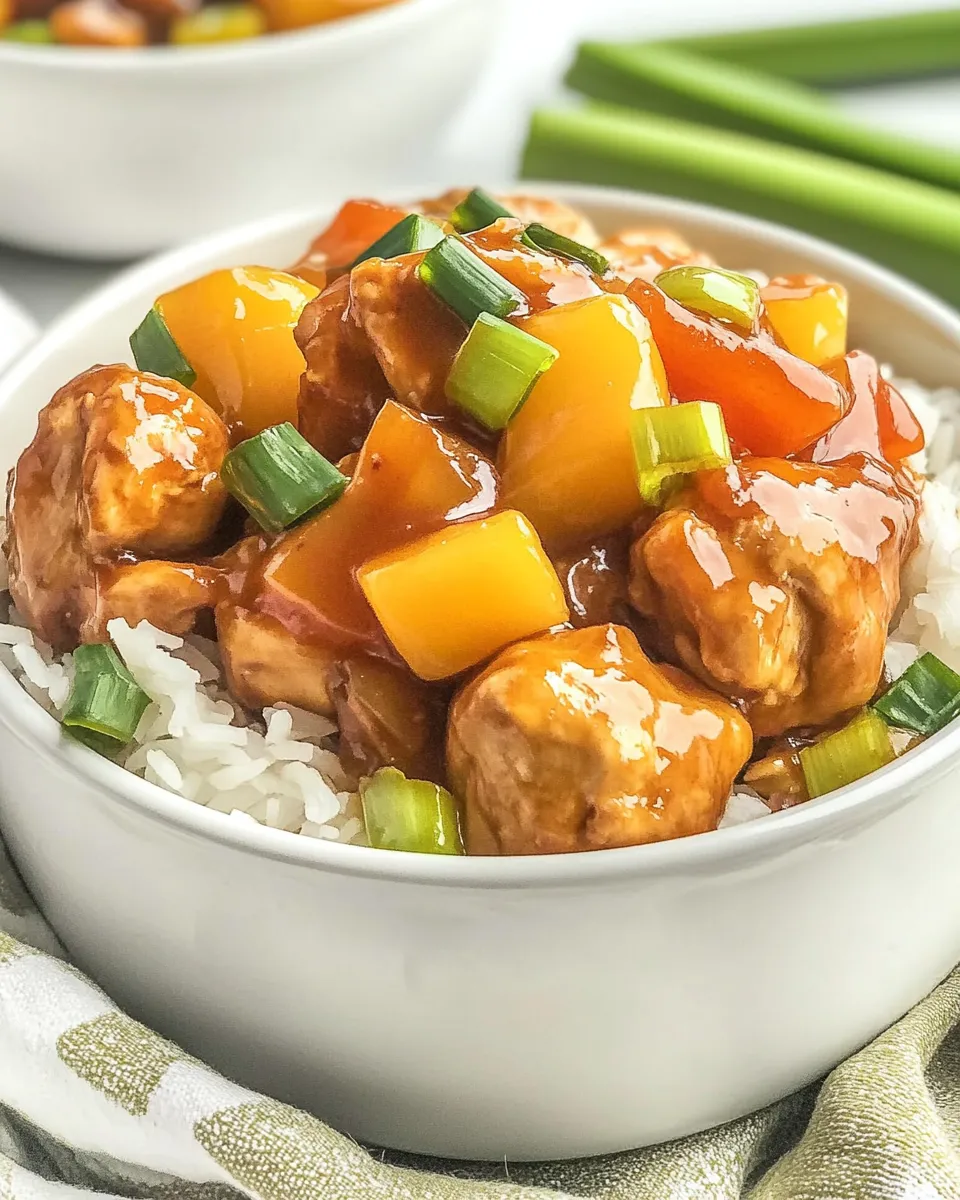 Classic Pressure Cooker Sweet and Sour Chicken image