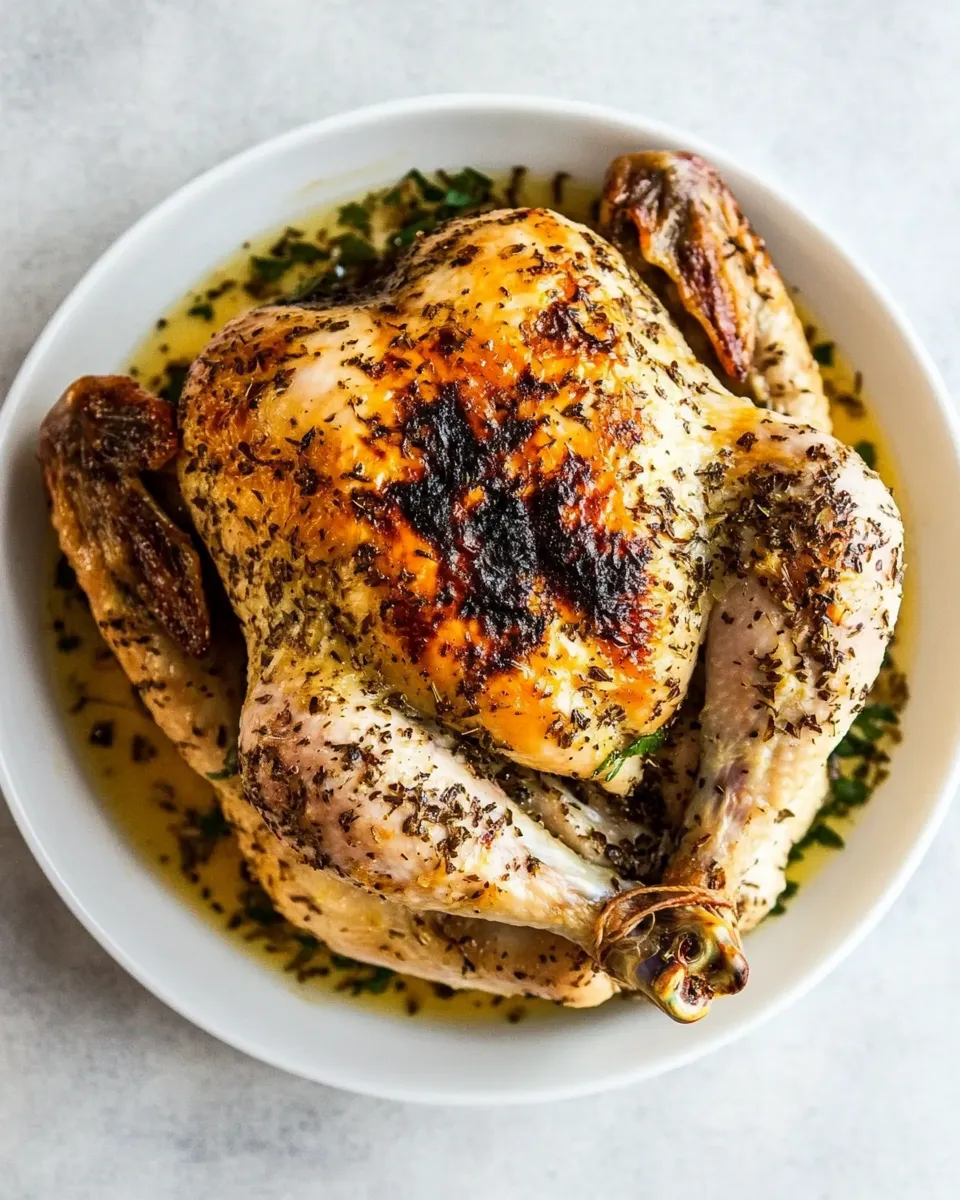 Delicious Pressure Cooker Whole Chicken image