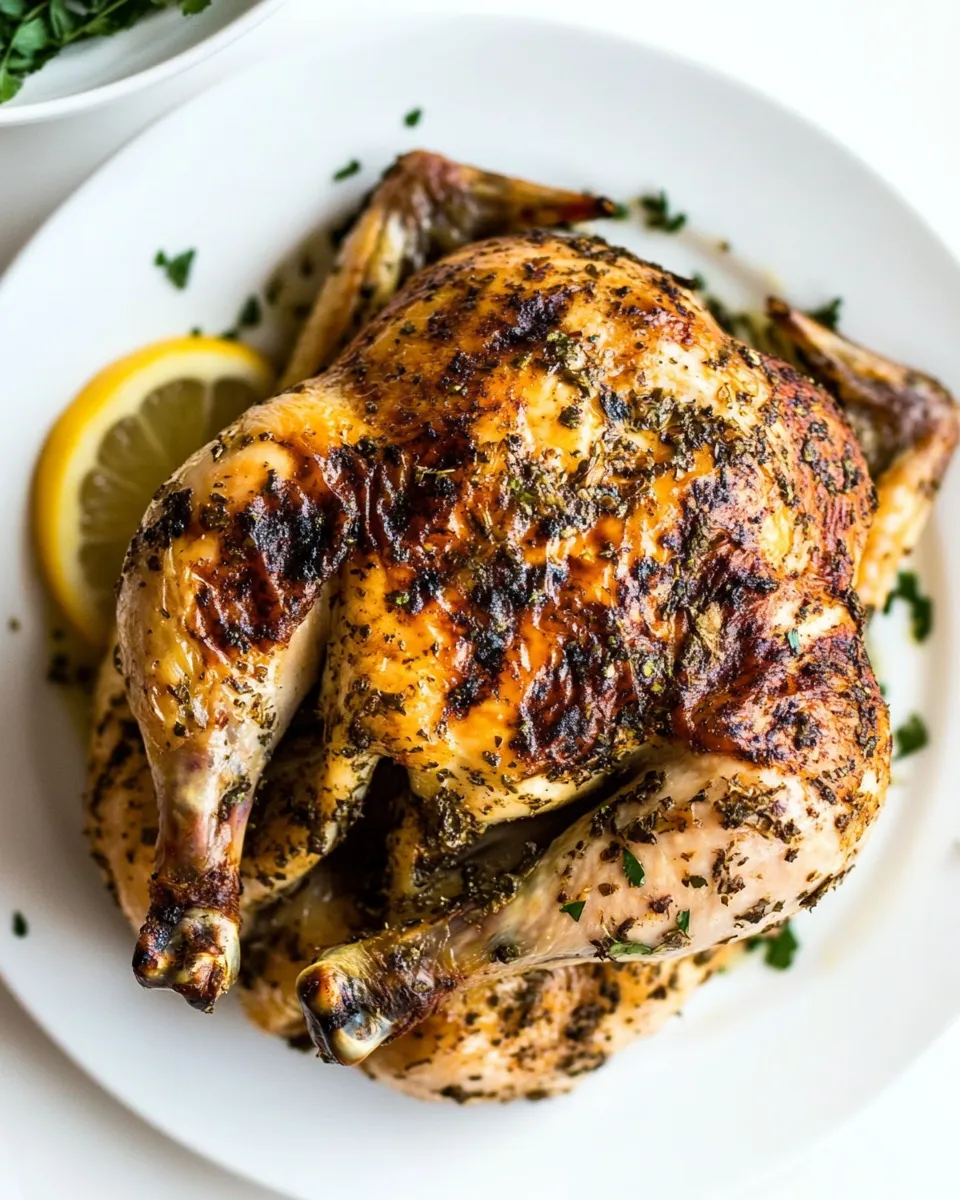 Quick Pressure Cooker Whole Chicken shot