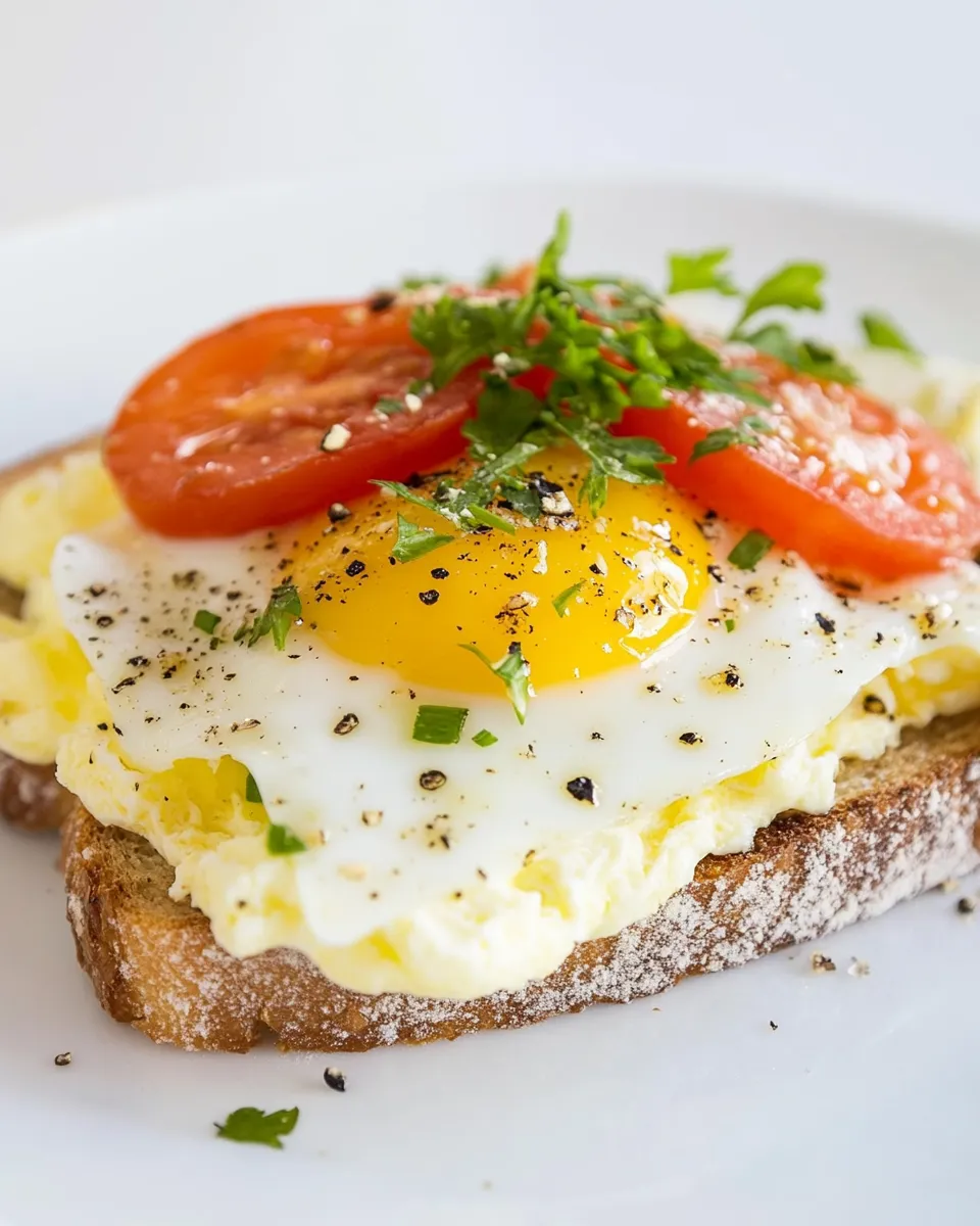 Classic Protein Egg & Tomato on Toast image