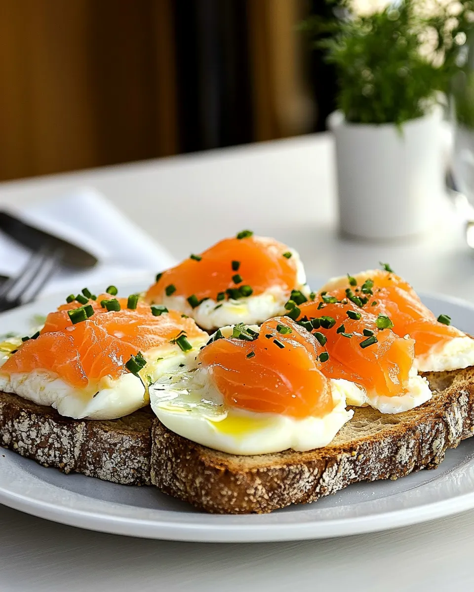 Homemade Protein Salmon and Eggs on Toast recipe photo