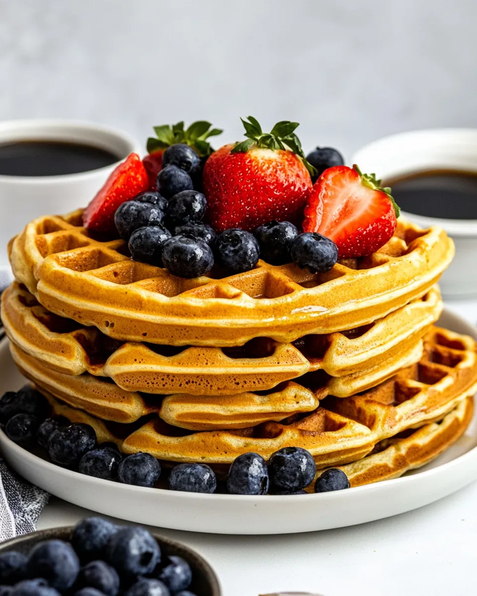Easy Protein Waffles dish photo
