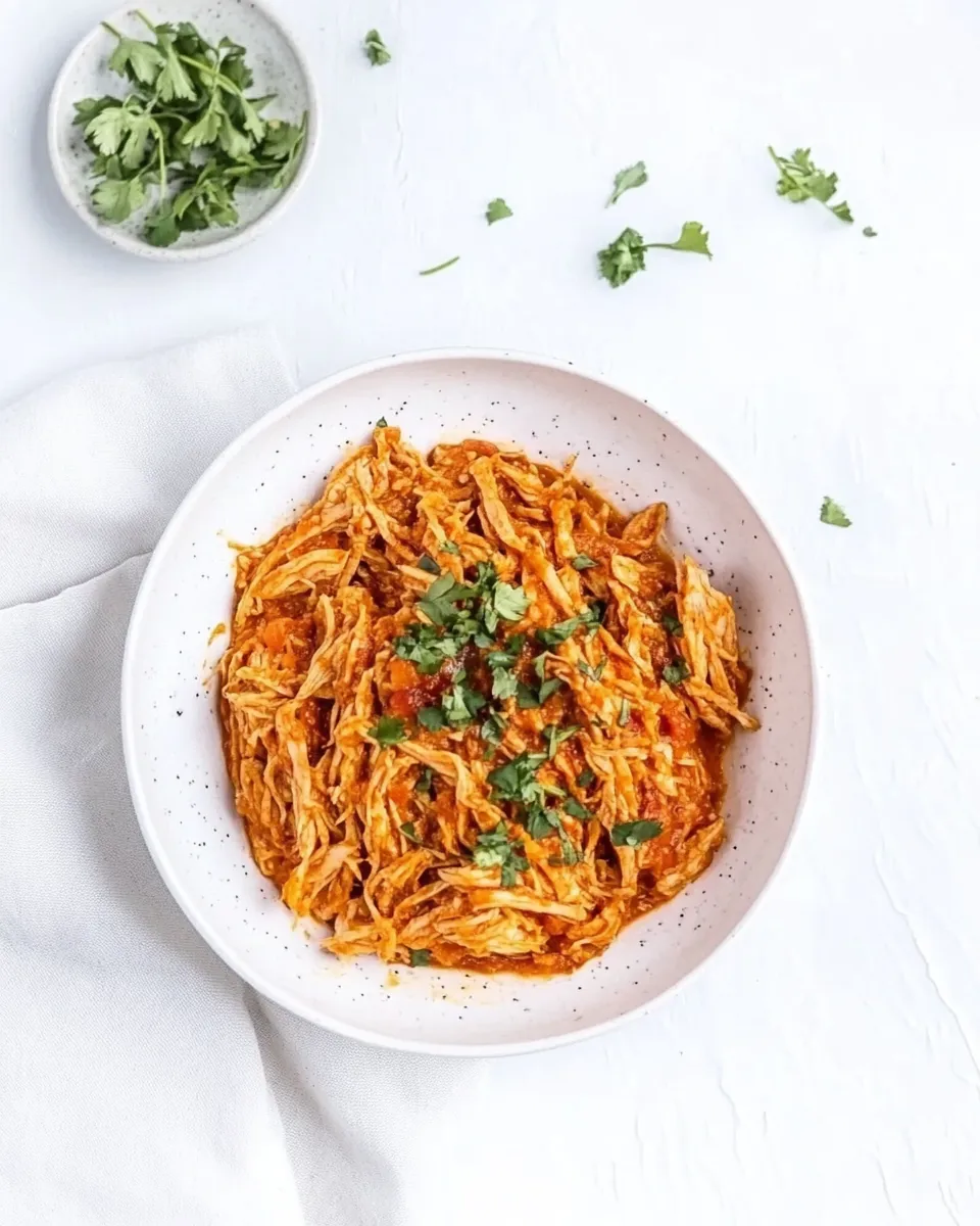 Homemade Pulled Chicken with Tomato Sauce Filling photo