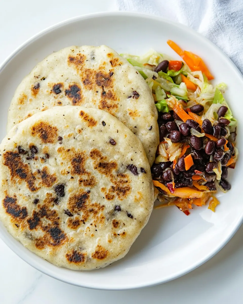 Delicious Pupusas with Black Beans image