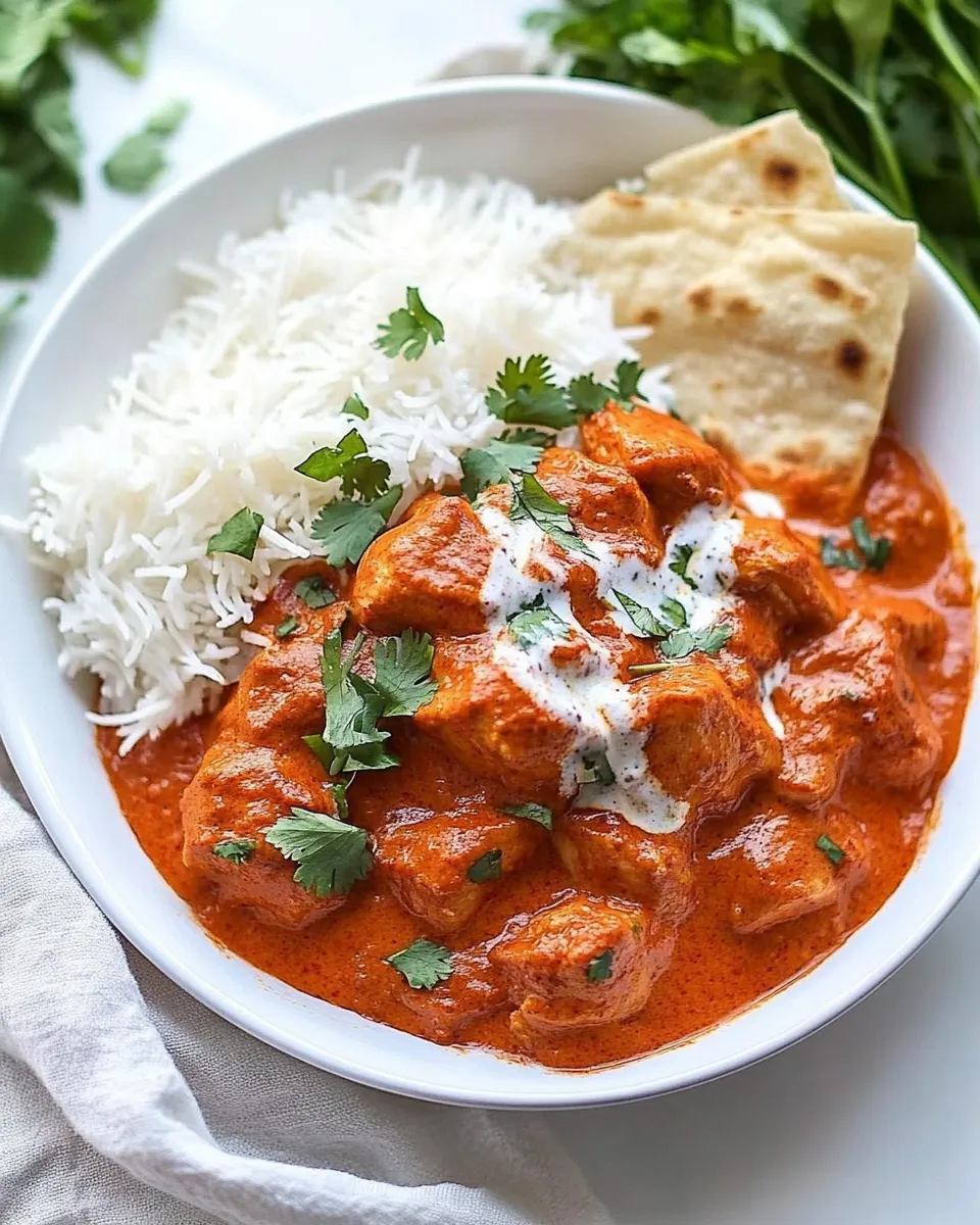 Delicious Quick Chicken Tikka Masala plate image