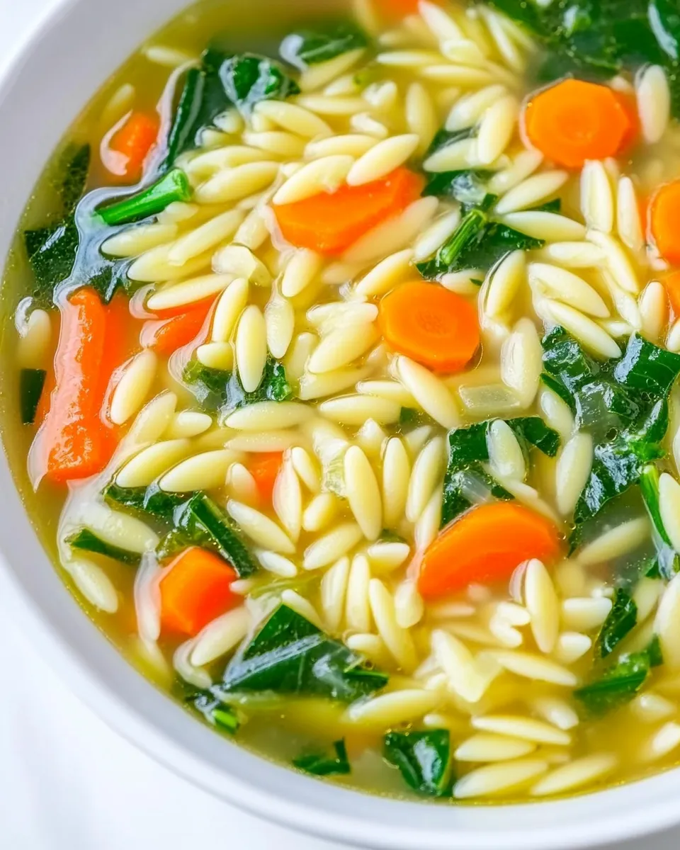 Delicious Quick Orzo Soup image