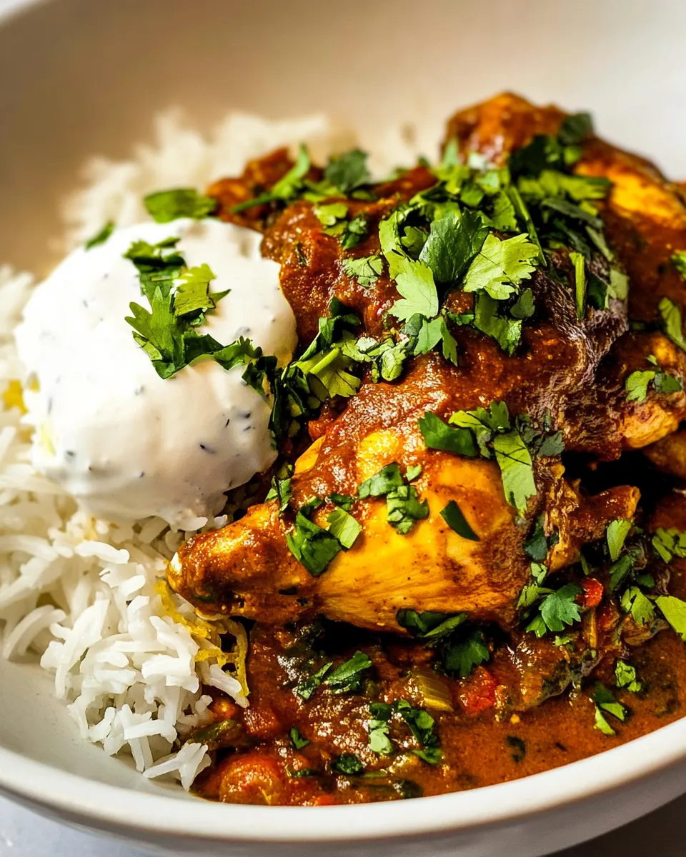 Ultimate Quick Saucy Coconut Curry Chicken. food shot