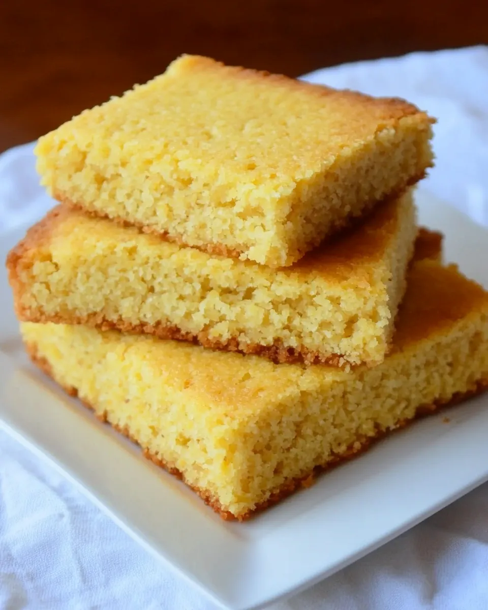 Delicious Quinoa Cornbread plate image