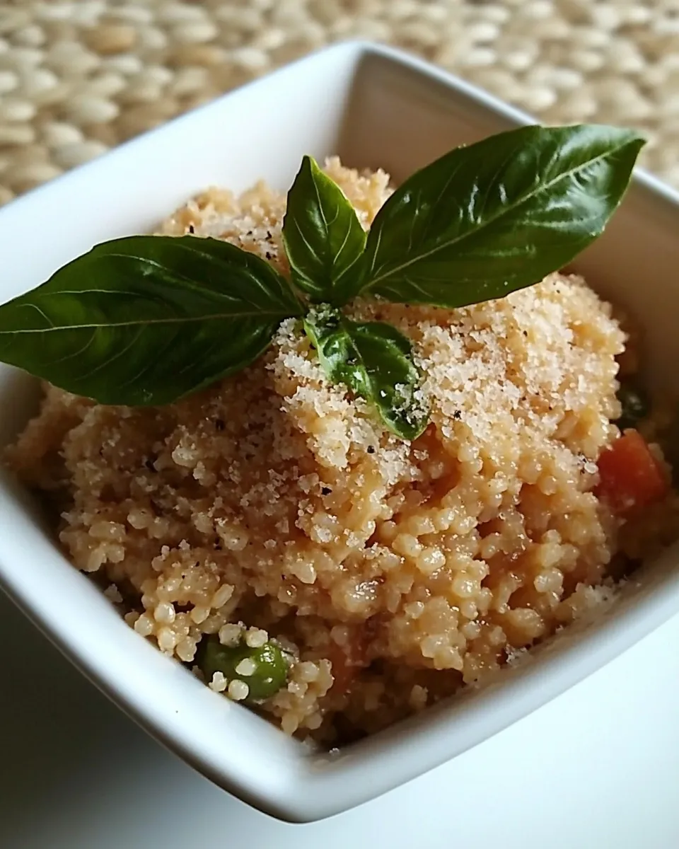 Quick Quinoa Risotto food shot