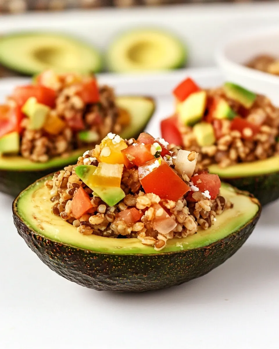 Homemade Quinoa Stuffed Avocado recipe photo