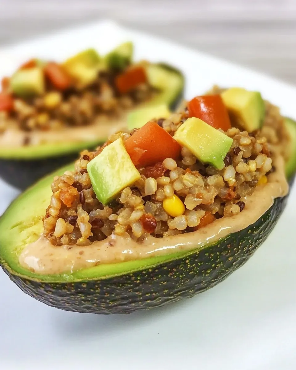 Classic Quinoa Stuffed Avocado dish photo