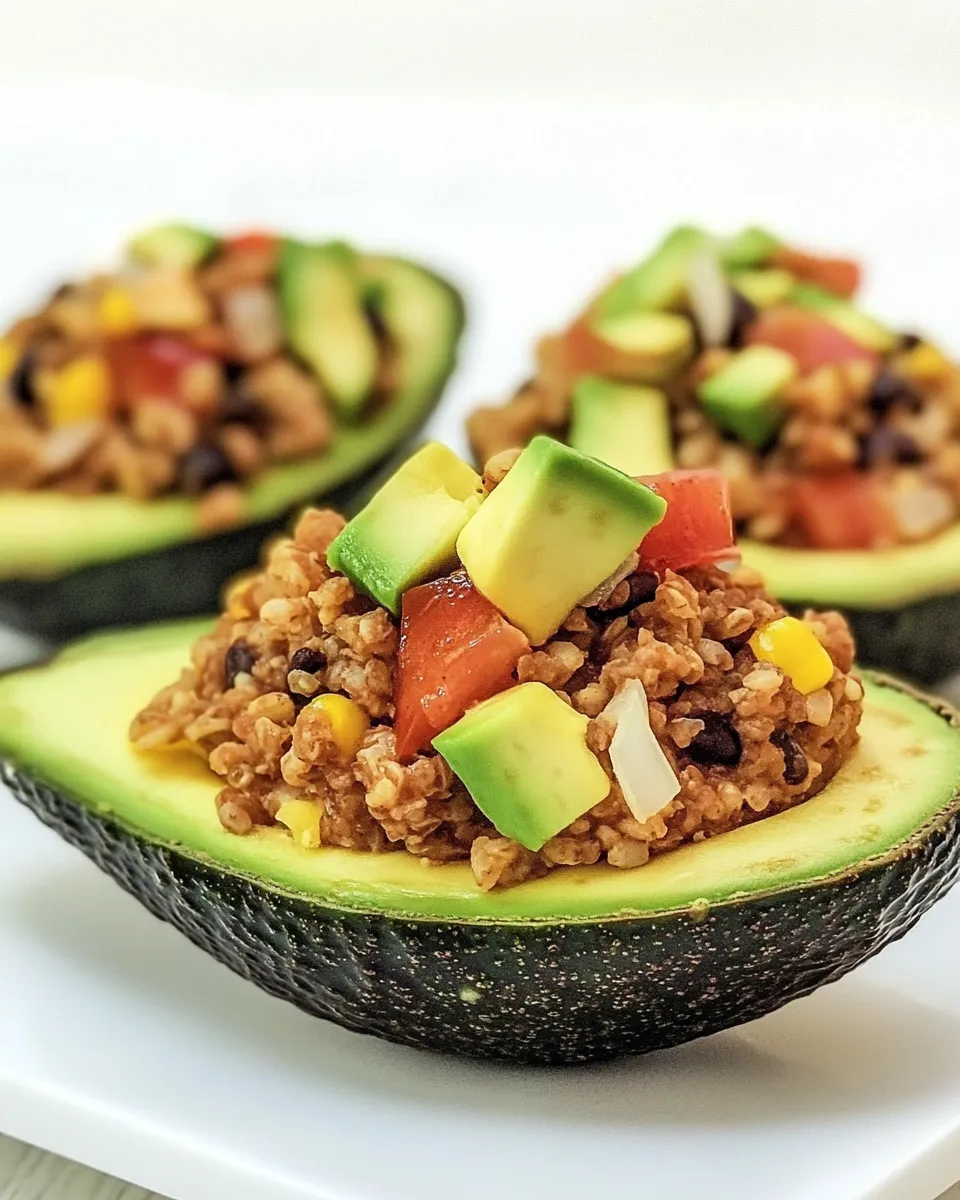Delicious Quinoa Stuffed Avocado picture