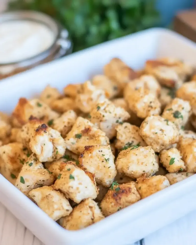 Homemade Ranch Chicken Bites recipe photo