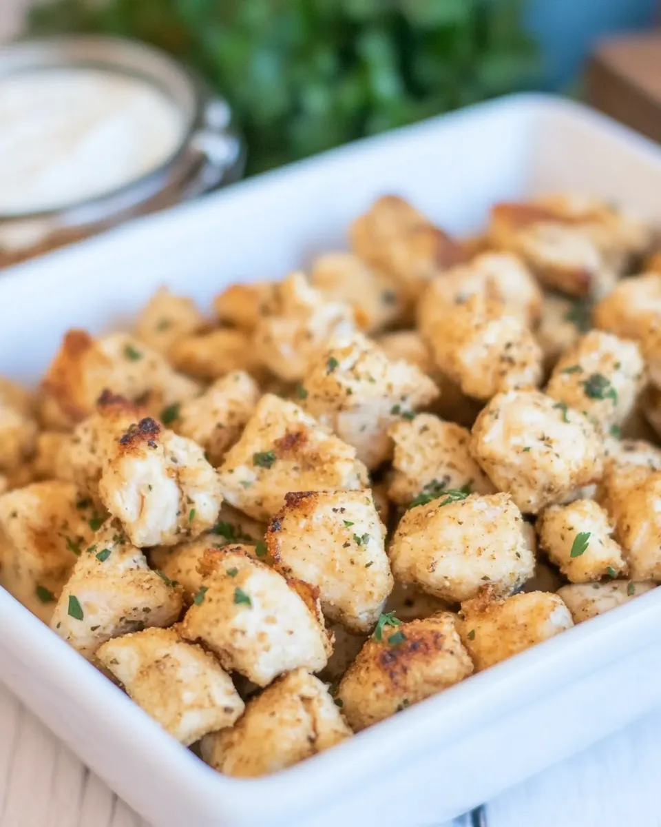 Homemade Ranch Chicken Bites recipe photo