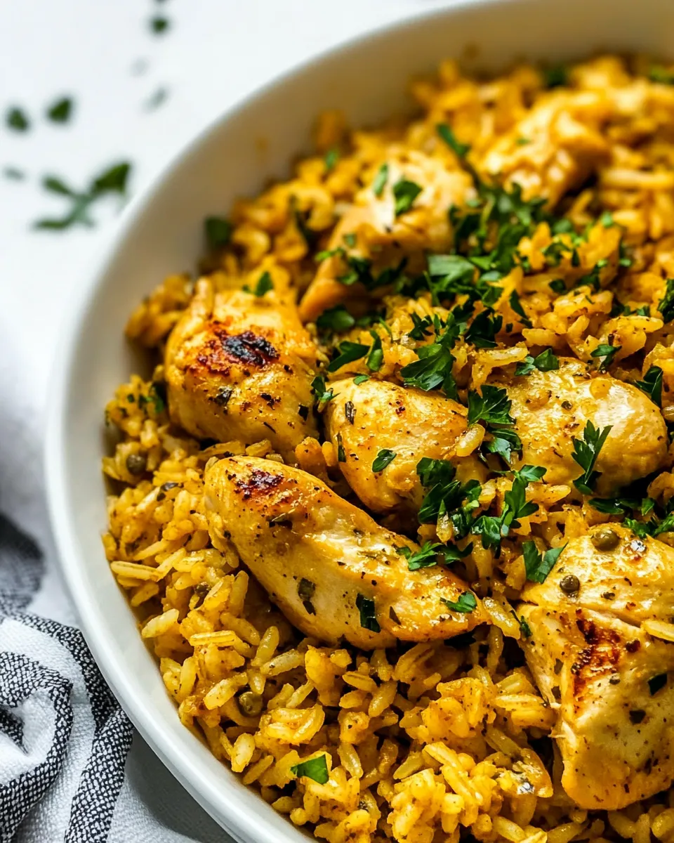 Quick Ranch Chicken and Rice shot