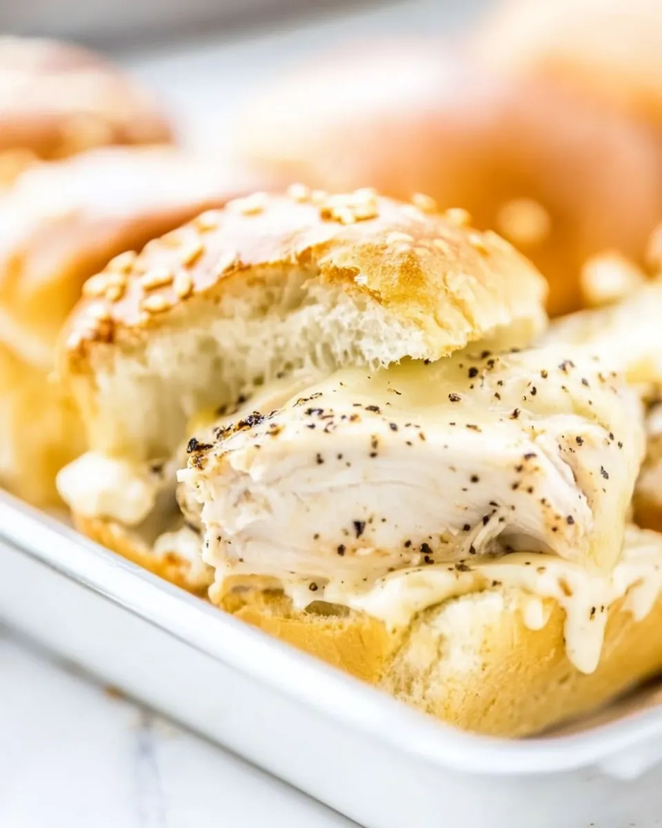 Classic Ranch Chicken and Swiss Sliders image