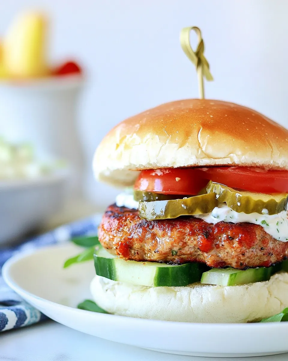 Classic Ranch Turkey Burgers dish photo
