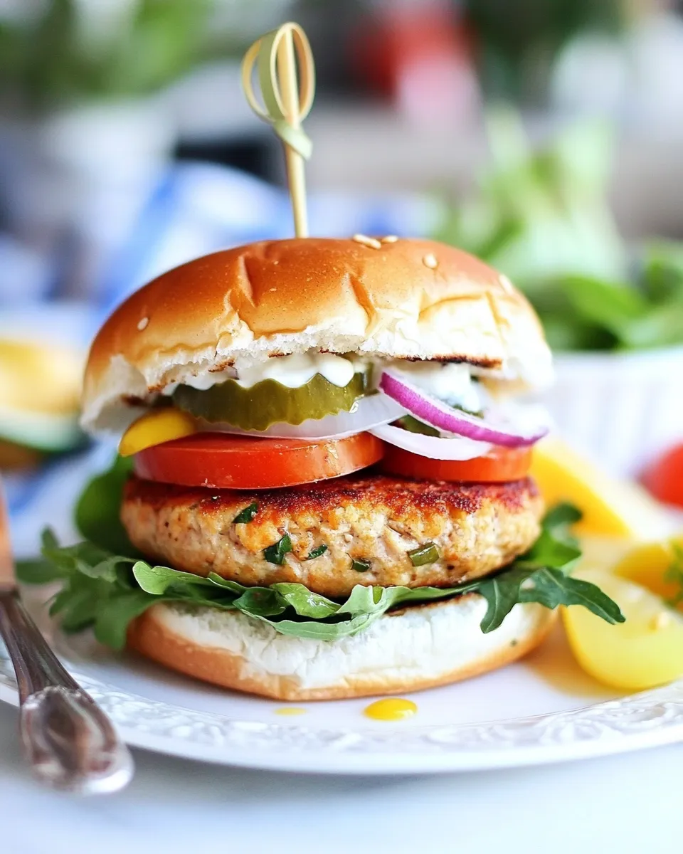 Easy Ranch Turkey Burgers food shot