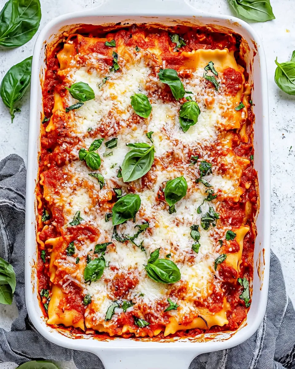 Easy Ravioli Lasagna recipe photo