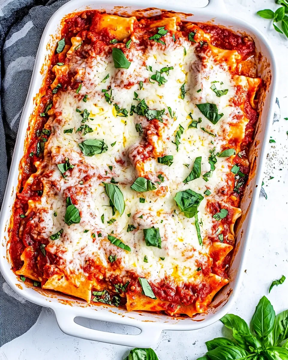 Delicious Ravioli Lasagna shot