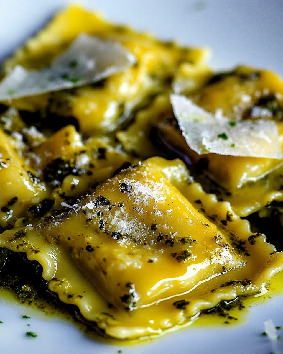 Delicious Ravioli with Pesto Sauce Recipe picture
