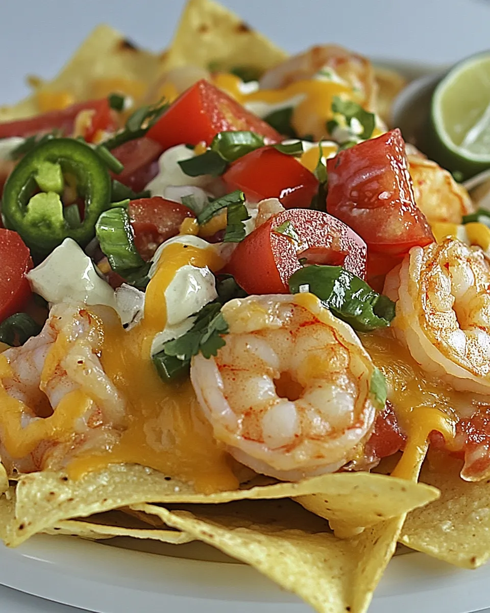 Delicious Red Lobster Shrimp Nachos plate image