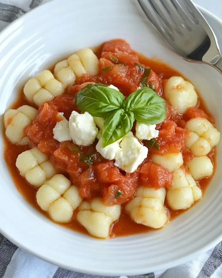 Homemade Ricotta Gnocchi with Marinara photo