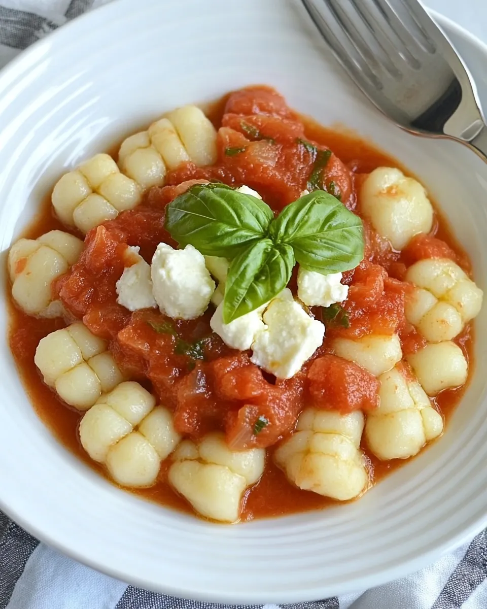 Homemade Ricotta Gnocchi with Marinara photo