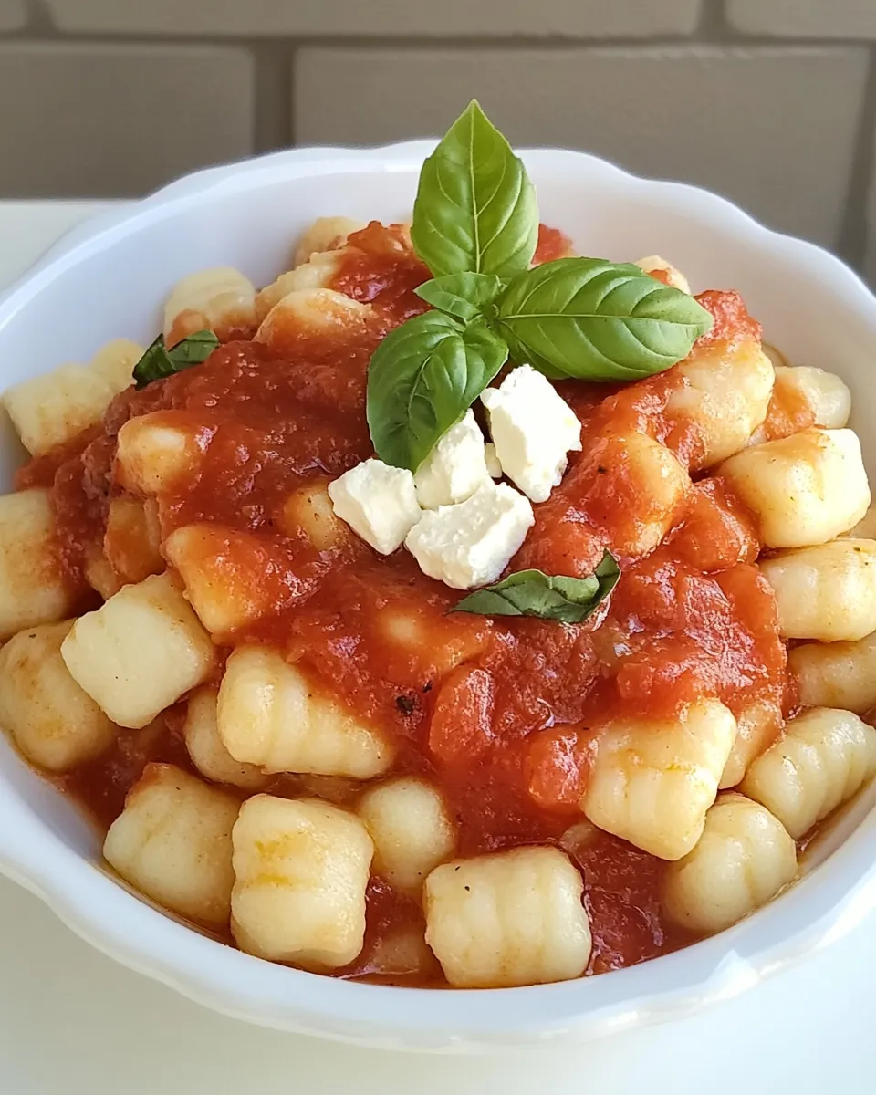 Classic Ricotta Gnocchi with Marinara image