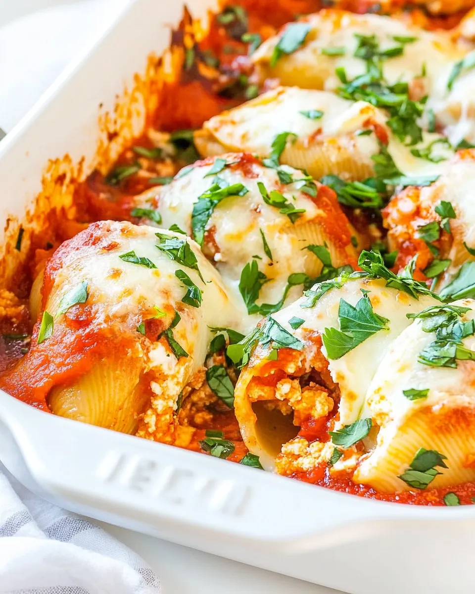 Easy Ricotta Stuffed Shells recipe photo