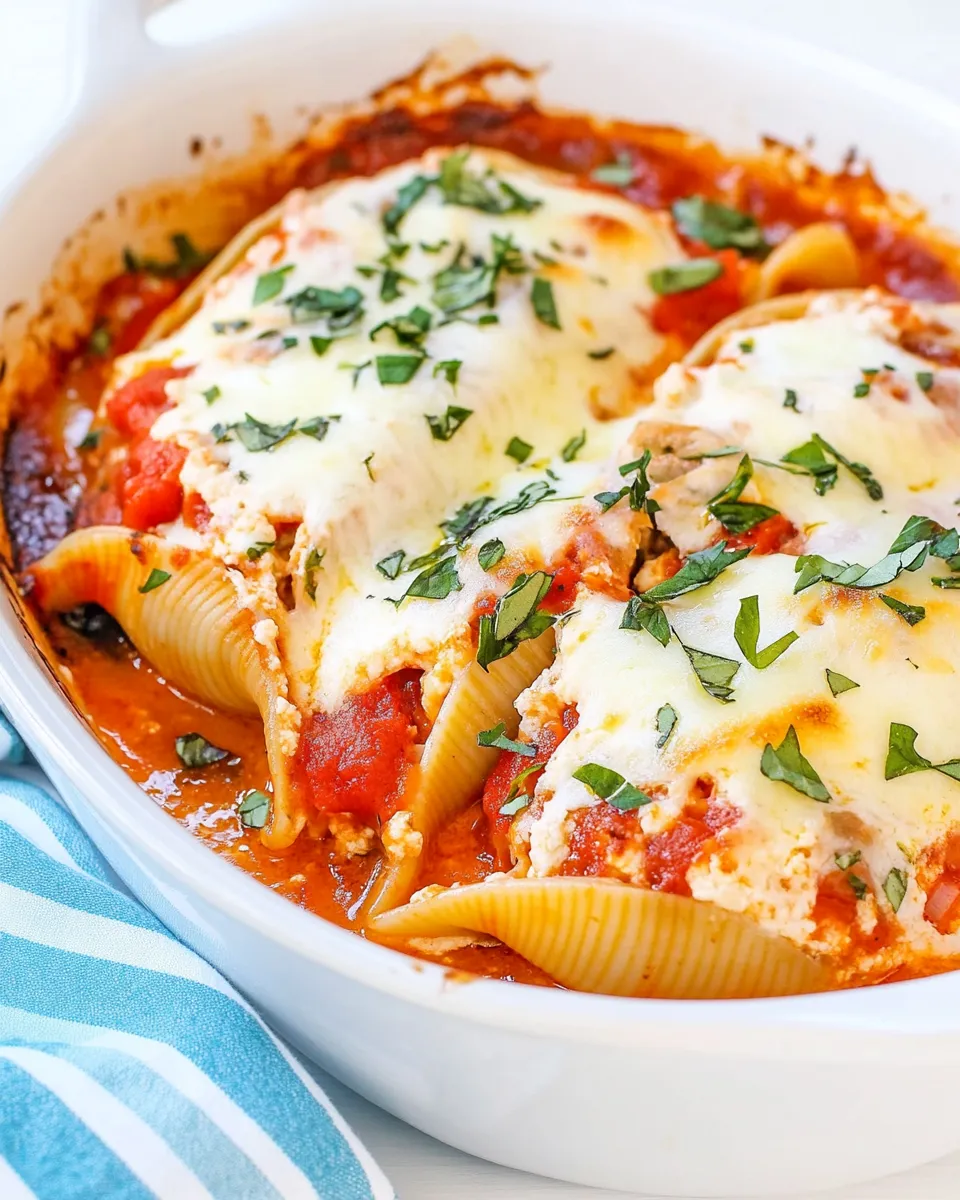 Delicious Ricotta Stuffed Shells shot