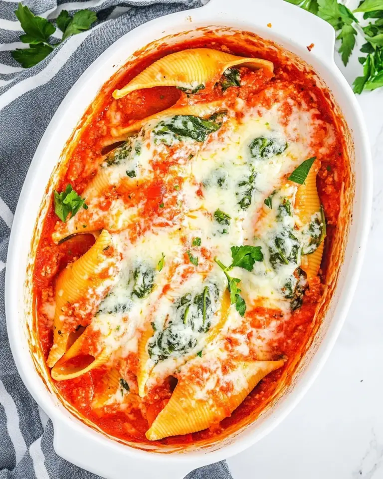 Homemade Ricotta and Spinach Stuffed Shells photo