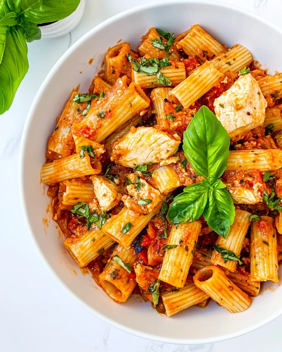 Classic Rigatoni Arrabbiata with Chicken image